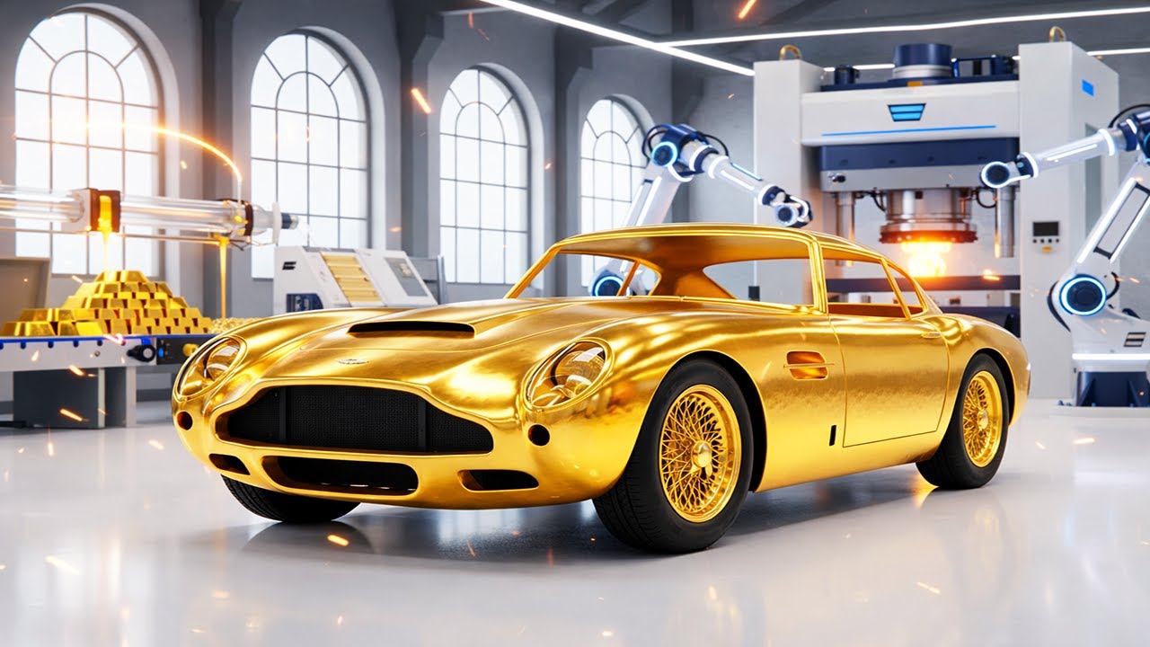 From Gold Bullion to Race Car: Manufacturing the Solid Gold Aston Martin DBR1 Chassis