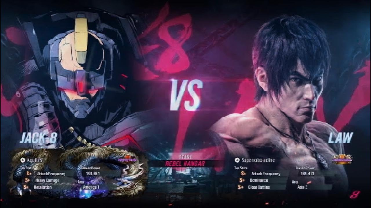 TEKKEN™8 Ranked Matches ~ Mighty Ruler ~ Jack-8 (Aguilez) vs. Law 4K!