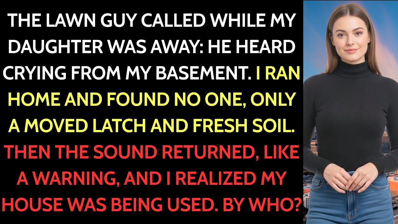“I Hear Crying… From Your Basement.” The Lawn Guy Called While My Daughter Was Away.