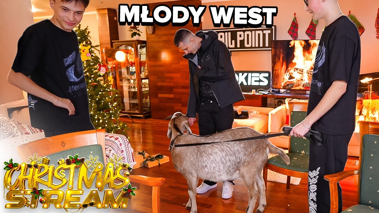 MŁODY WEST LEAKUJE NOWE SINGLE NA CHRISTMAS STREAMIE🎄