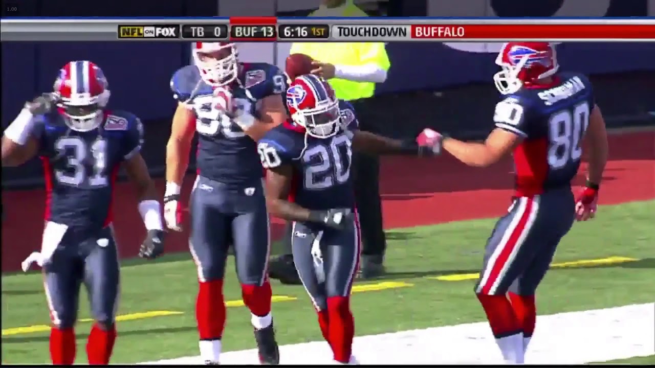 Donte Whitner 1st Career NFL TD - Bills vs. Buccaneers, 9/20/09