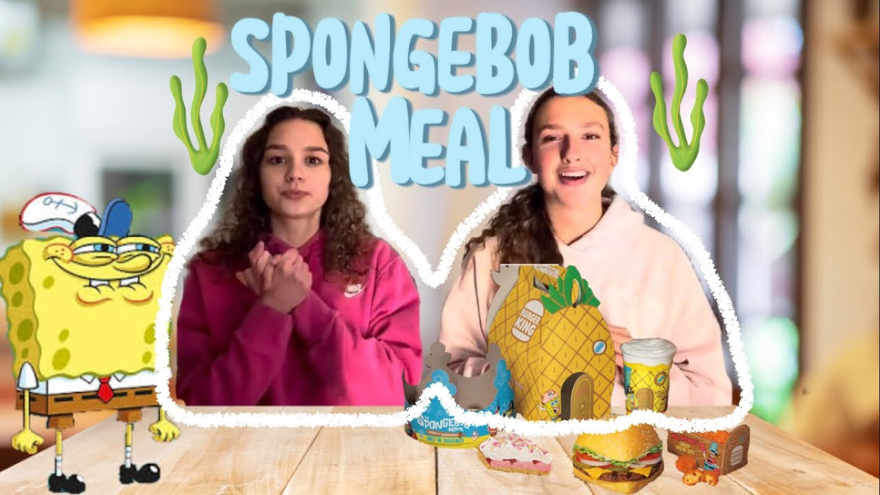 Мы попробовали набор "Губка Боб" из Burger King 🍔🧽 (Стоило ли оно того??)