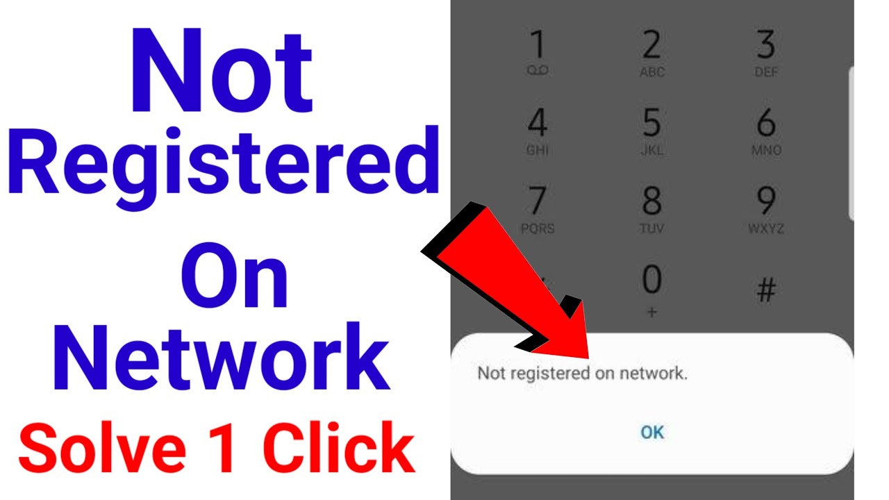 how to fix not registered on network / not registered on network samsung
