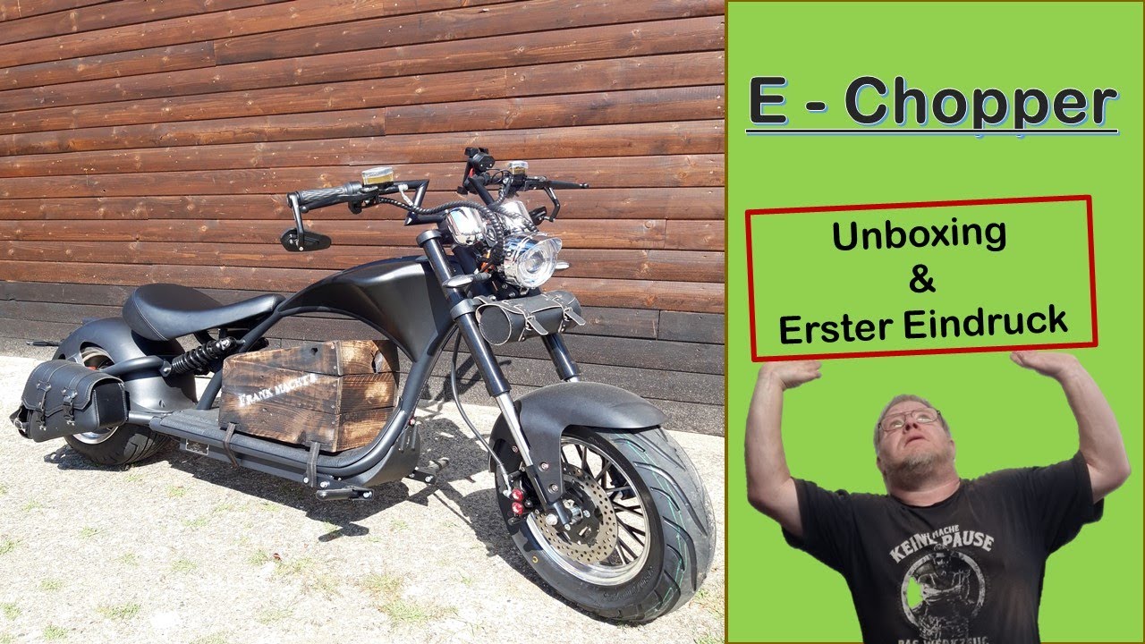 E - Chopper GUT oder SCHLECHT? Unpacking
