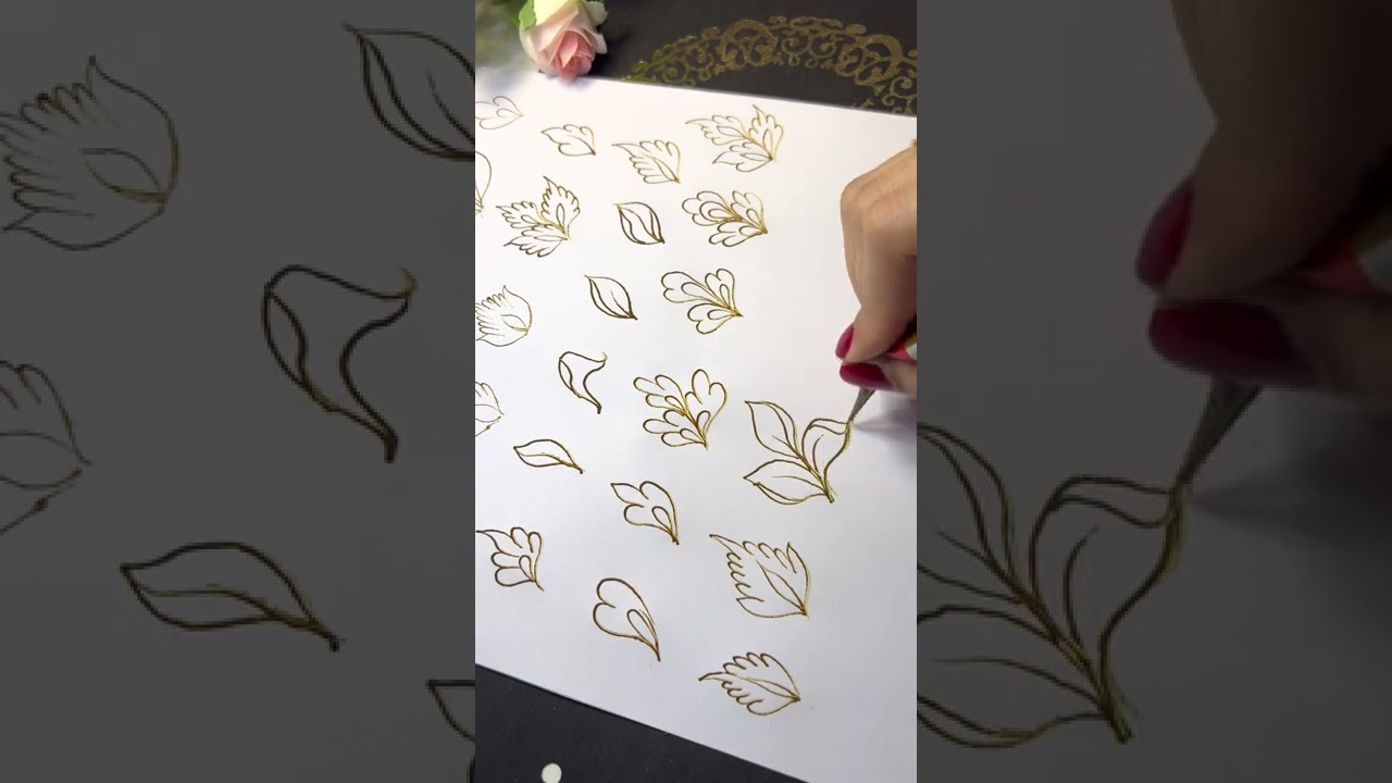 Learn how to create unique varieties of Henna leaves 🍃/ Maseera mehndi Artist #henna