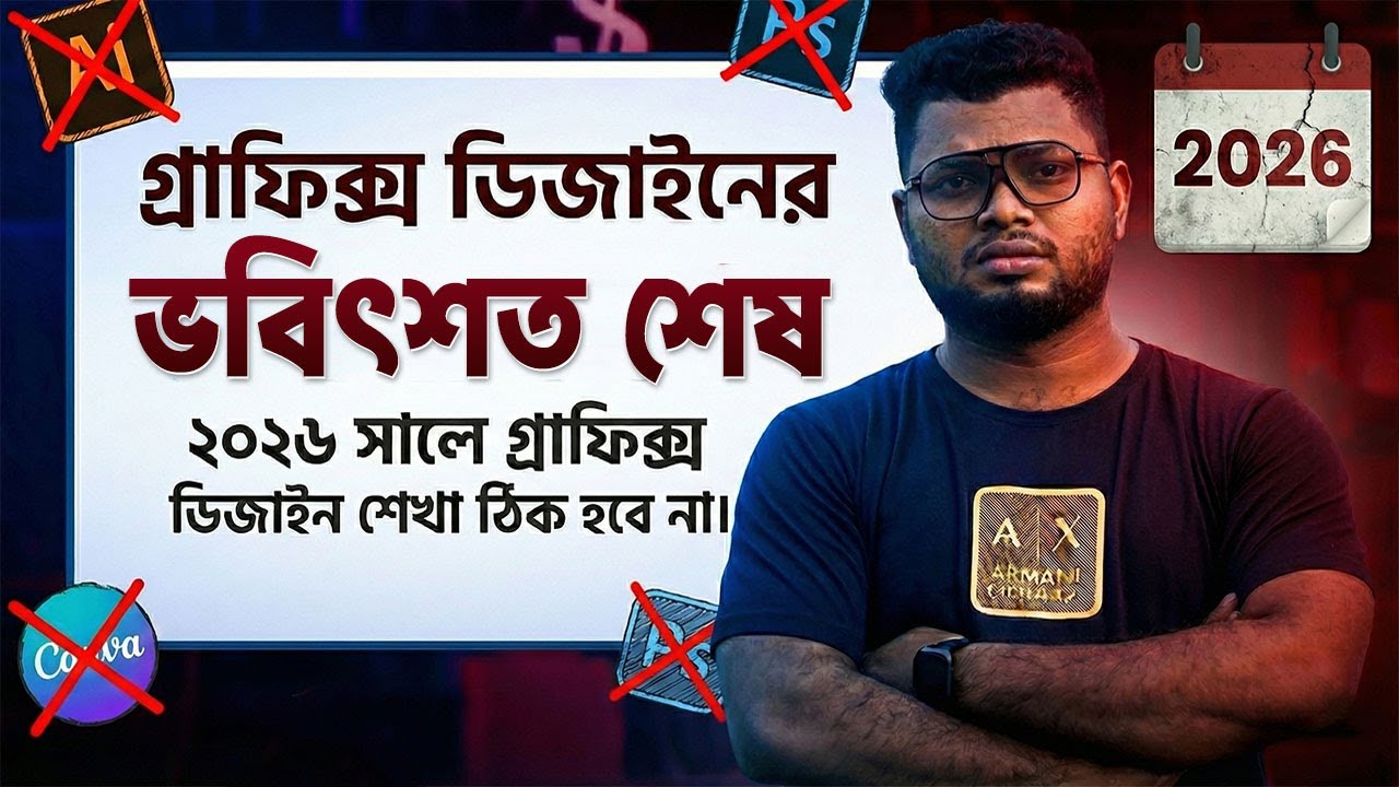 গ্রাফিক্স ডিজাইনের ভবিৎশত  - Future of Graphics Design | 2026 সালে কি গ্রাফিক্স ডিজাইন শেখা উচিত হবে