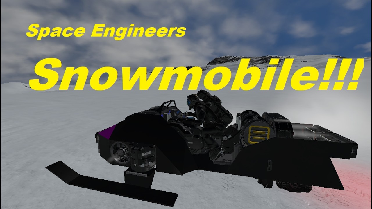 Space Engineers Snowmobile - GalactiCat ZG900