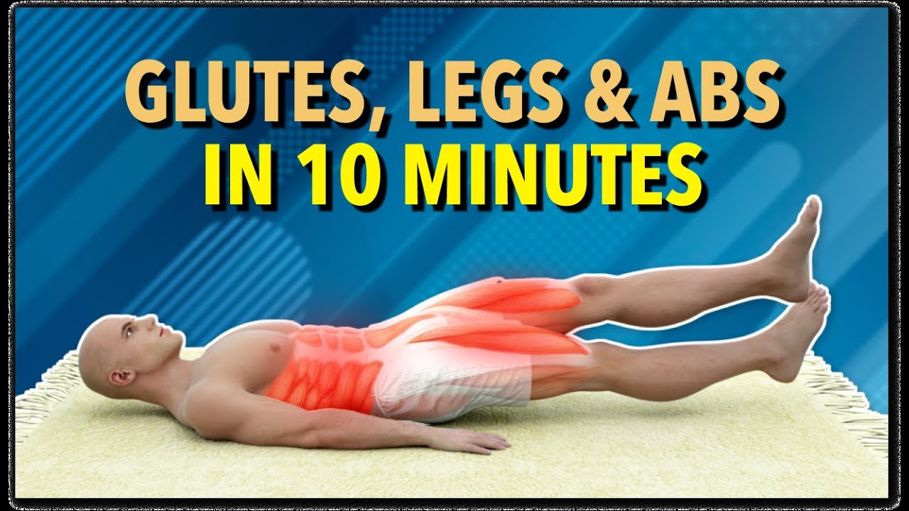10-Minute Home Exercises for Glutes, Legs, and Abs 🏋️