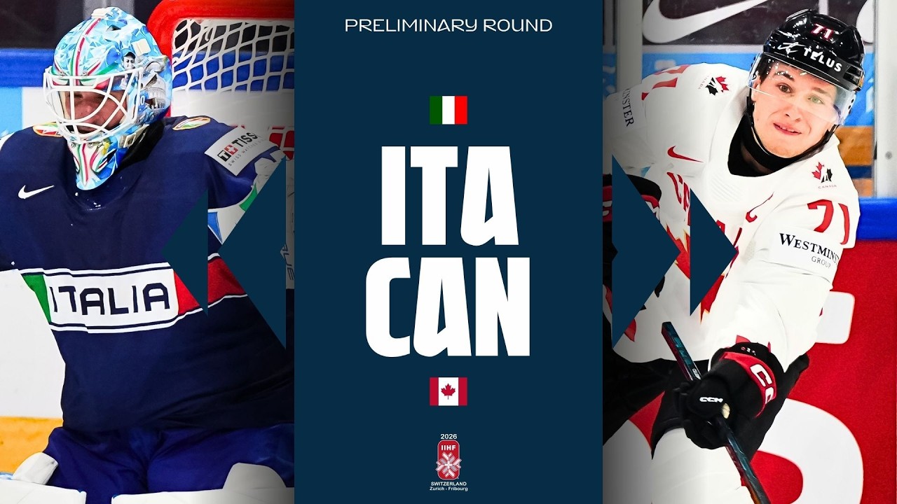 Highlights: Italy vs Canada | 2026 #MensWorlds