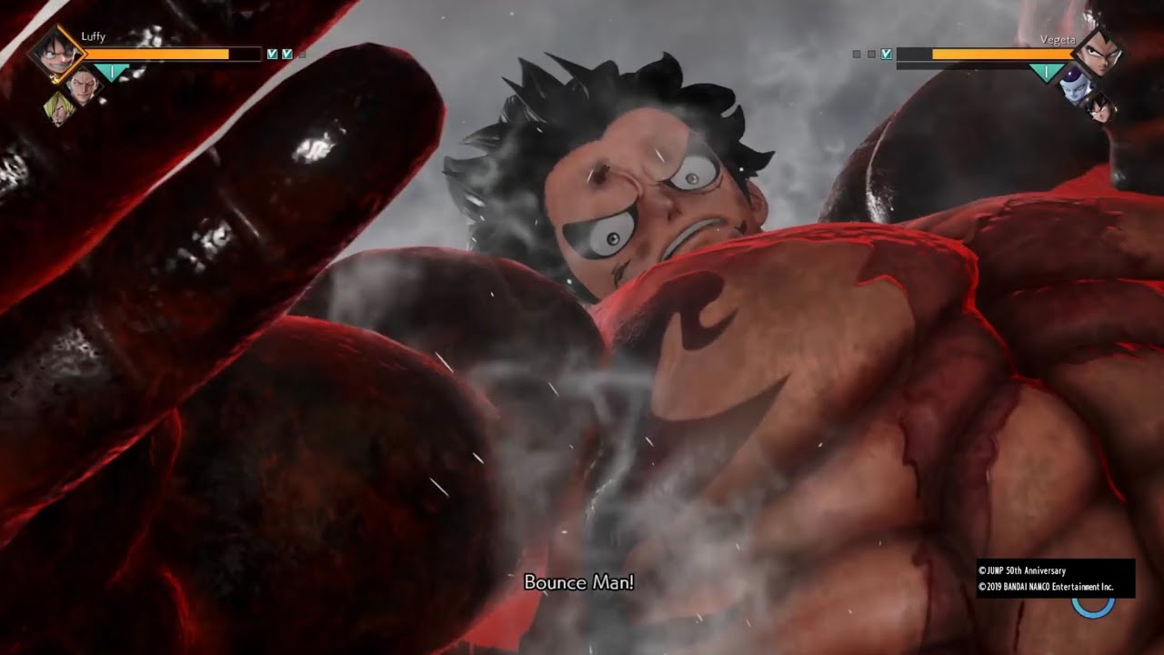 Jump Force Luffy Vs Dragon Ball Characters