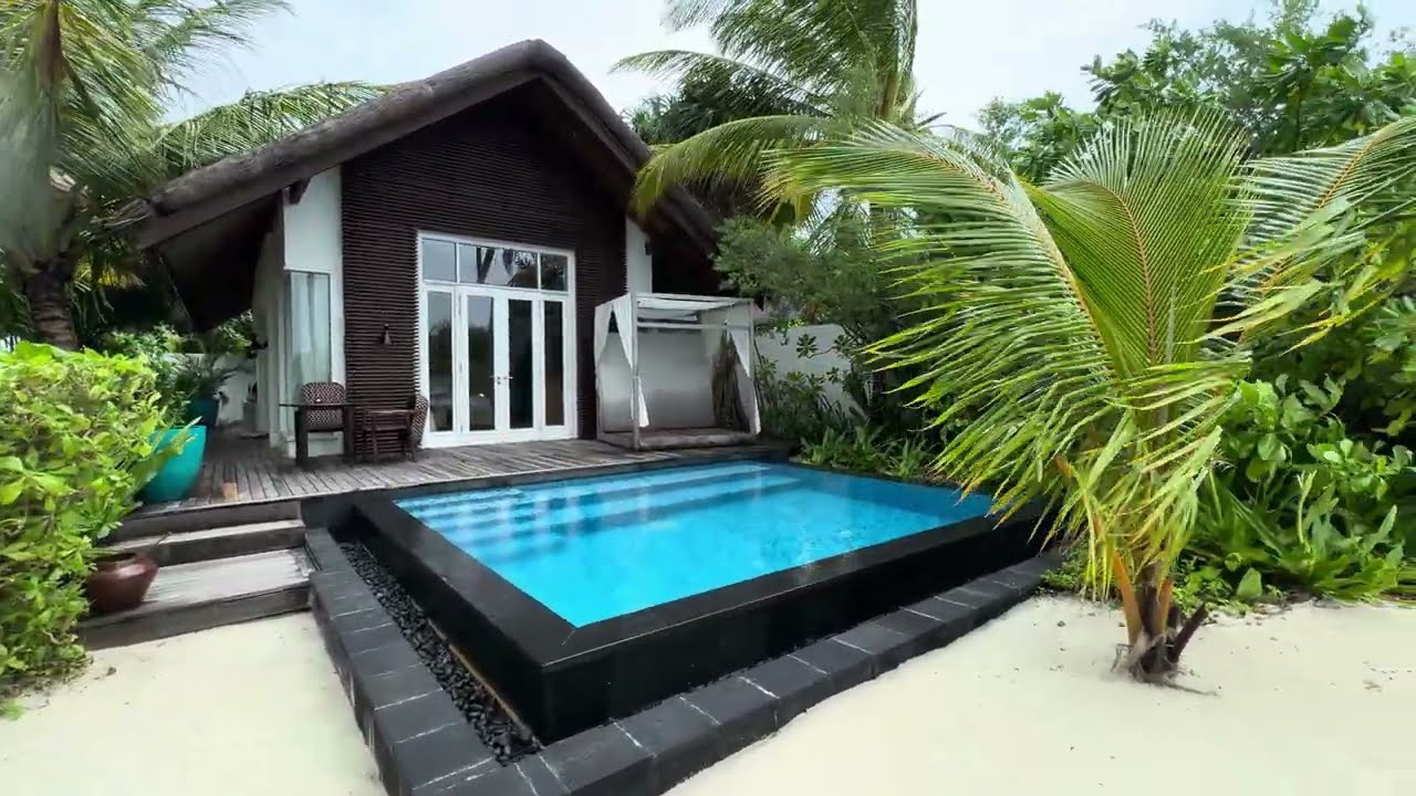 Deluxe Beach Sunset Villa Room Tour @ Sirru Fen Fushi Private Lagoon Resort