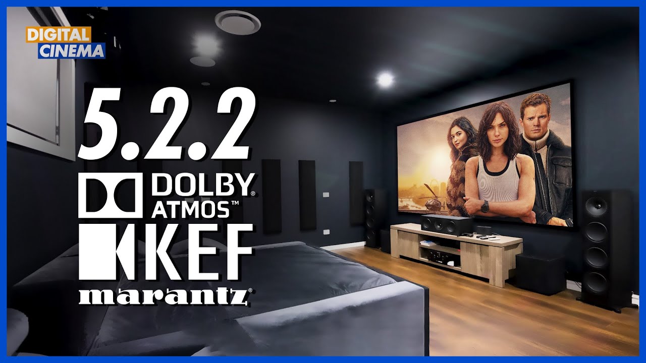 5.2.2 Домашний кинотеатр KEF Atmos | Цифровой кинотеатр | Marantz SR6015 | Kef Q950 | Acer H6800BDa