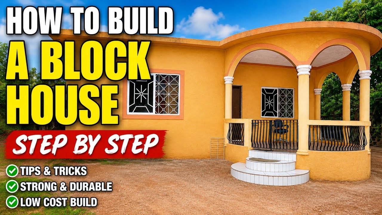 Tips & Tricks How to Build Concrete Block House | Concrete Block House Remodel