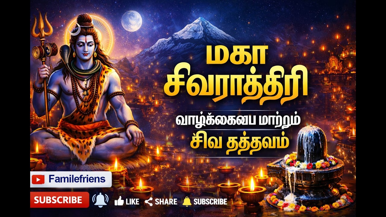 மகா சிவராத்திரி – வாழ்க்கையை மாற்றும் சிவ தத்துவம் | FamileFriens
