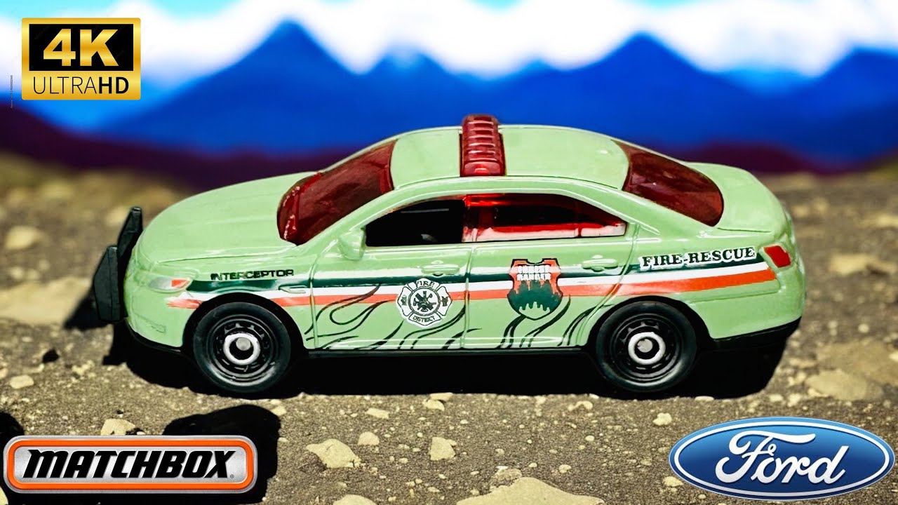 Matchbox Ford Police Interceptor HVN97 4K