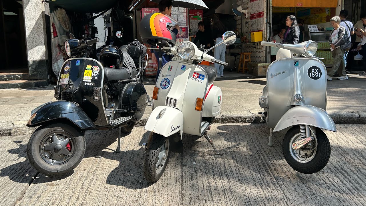 11 Feb 2026, Boundary Street, Kai Tak, Vespa PX150, VBB