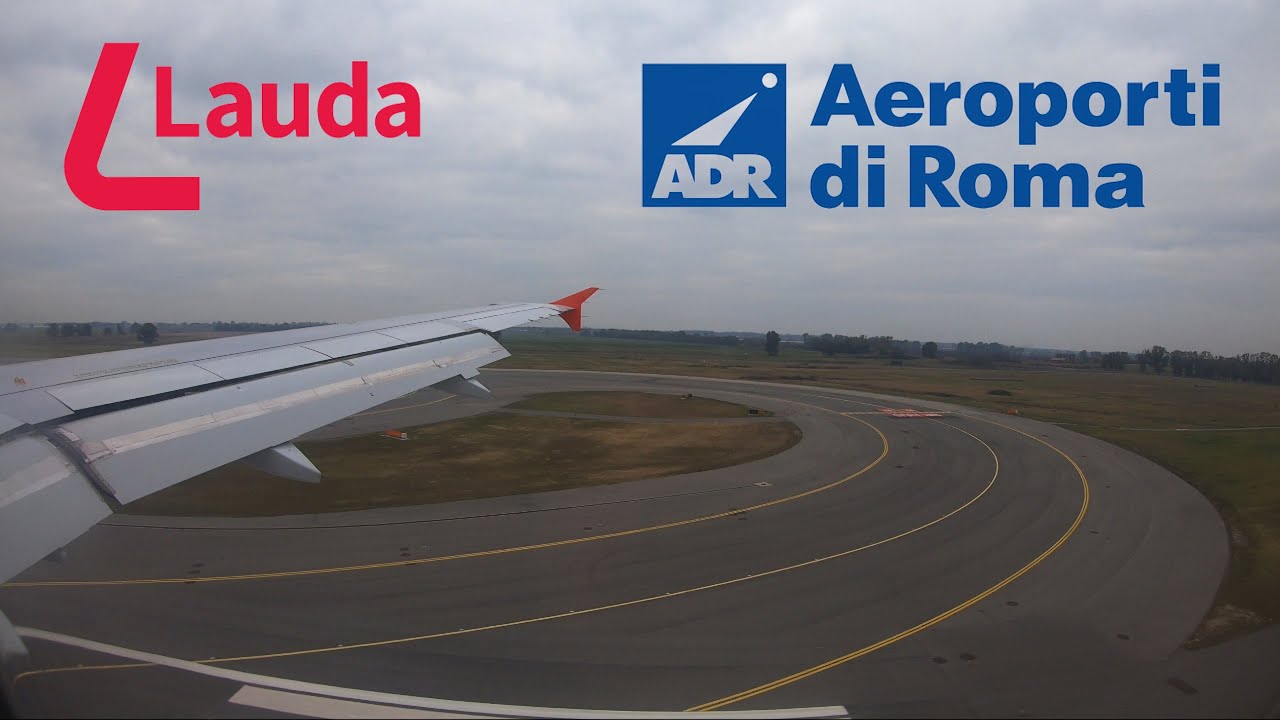 Lauda Europe landing Rome Fiumicino Airport | 9H-LOO | FR7183
