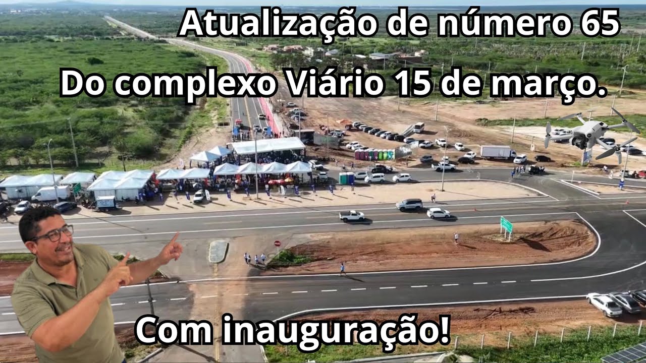 INAUGURAÇÃO DO COMPLEXO VIÁRIO COM CAMINHADA DA COMUNIDADE #viralvideo #infraestrutura 