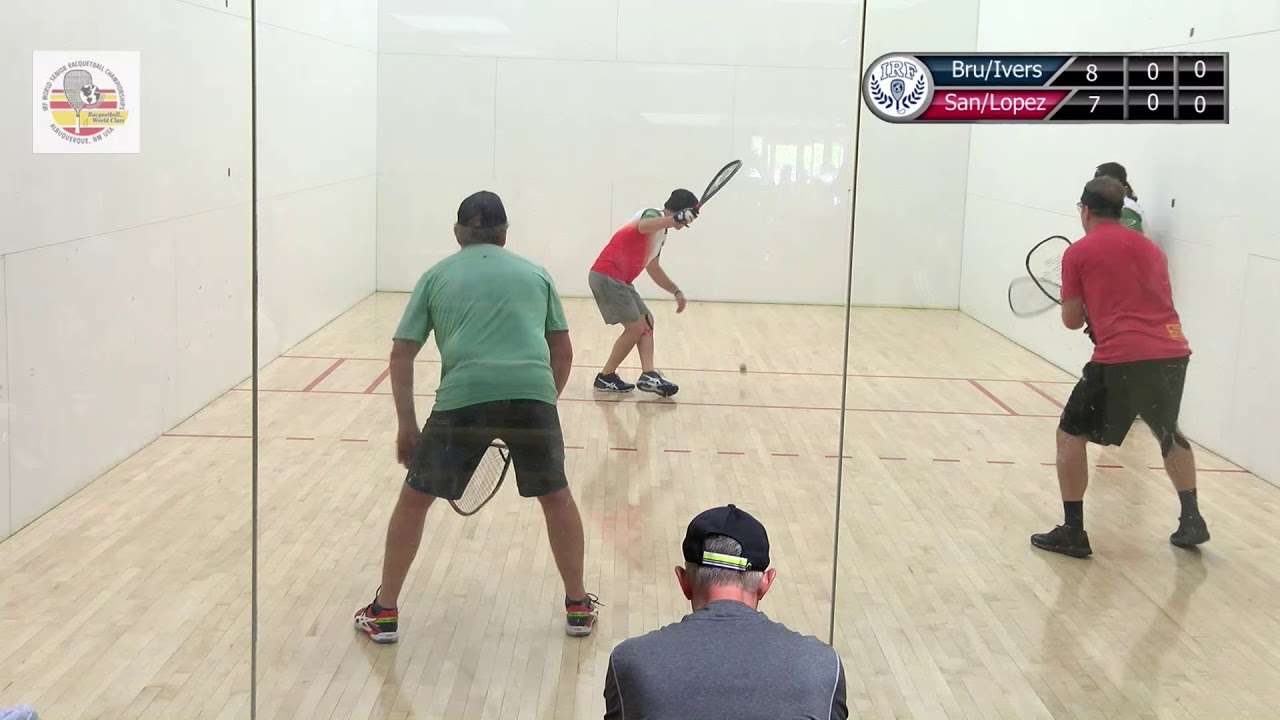 2017 IRF Racquetball Senior World Championships - 50+ Men's Doubles - USA vs MEX