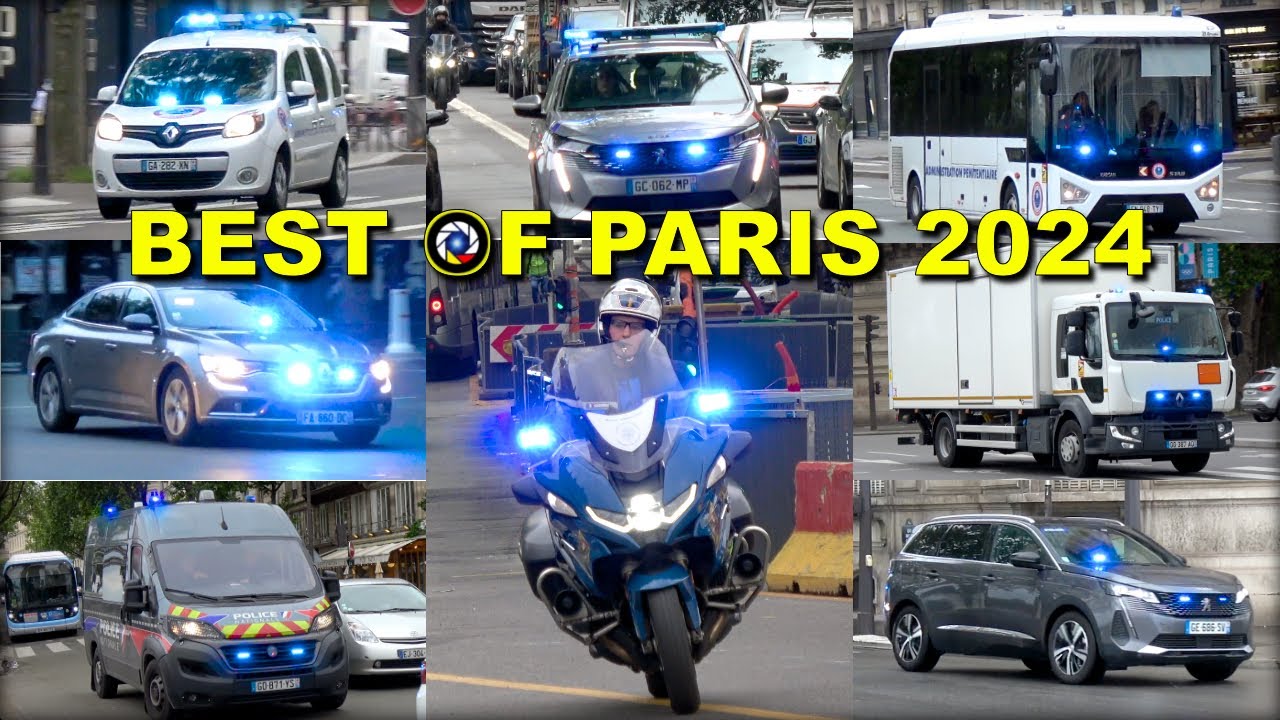 ★ BEST OF PARIS 2024 ★ Police & Gendarmerie