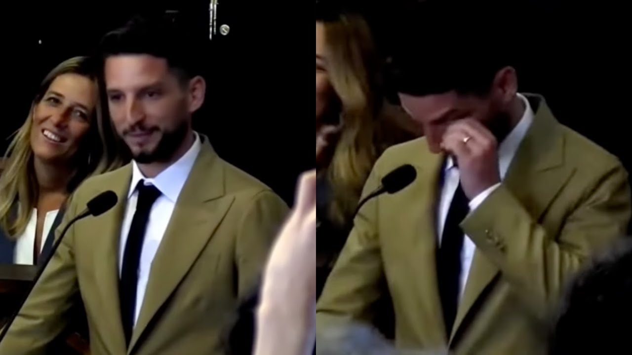 MERTENS commosso 🥹 Scoppia a piangere parlando di NAPOLI 💙
