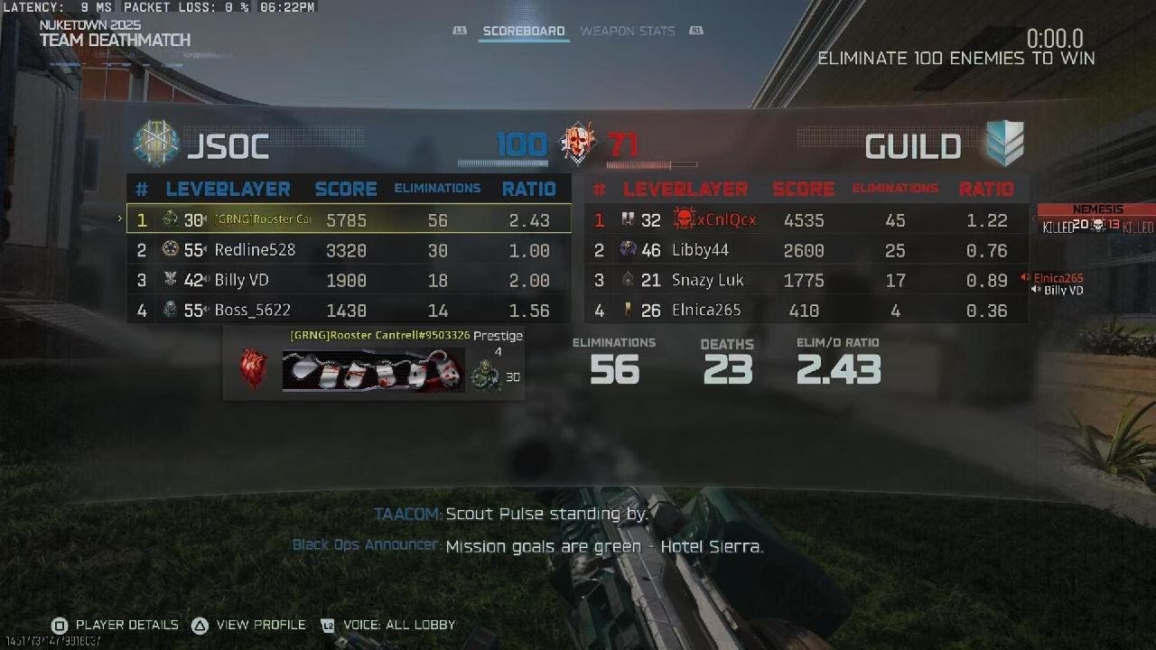 4v4 TDM on Nuketown 2025 with Best Play.