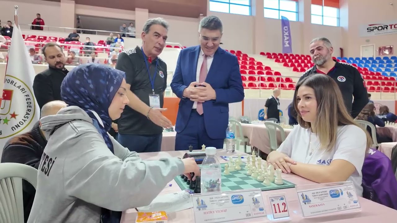 Üniversiteler Arası Satranç Türkiye Şampiyonası MAKÜ’de Başladı