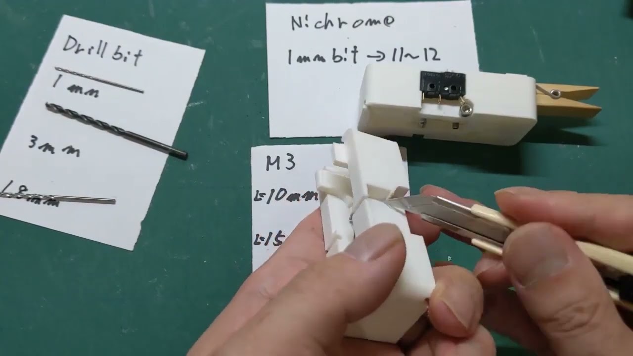 How to make３Dprinter filament joiner welder connector