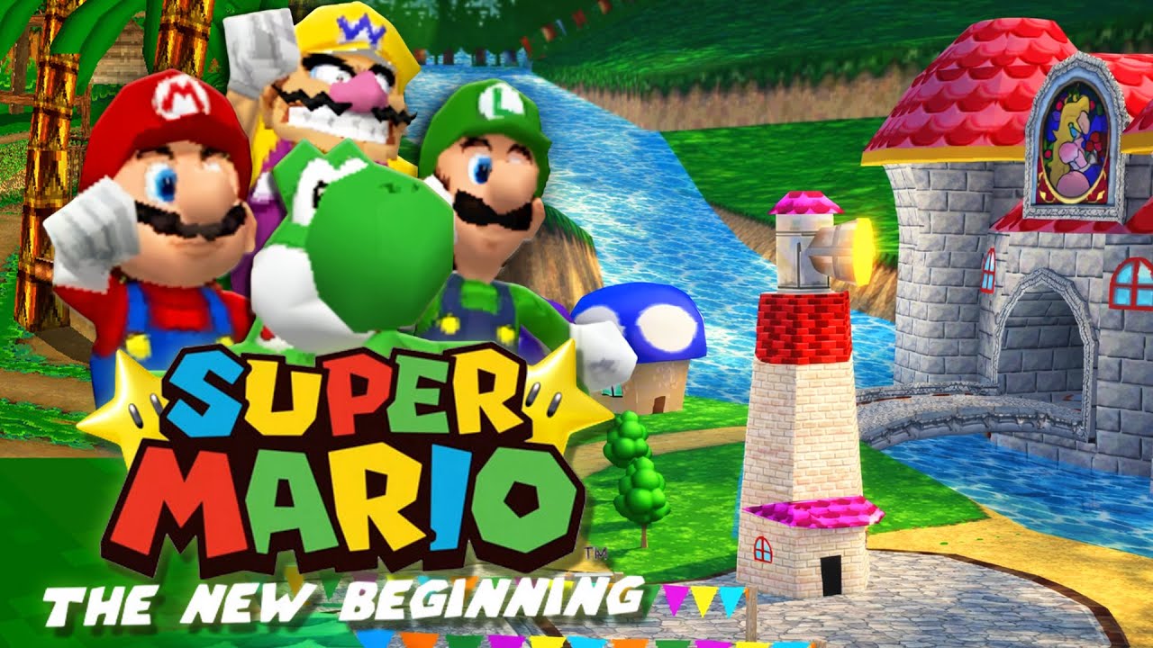 Super Mario: The New Beginning Revival - 100% Full Game (110 Stars) [Super Mario 64 DS Rom Hack]