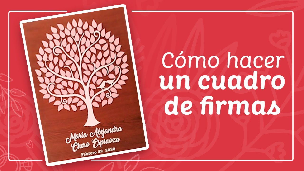 Cómo hacer un cuadro de firmas - Personaliza Láser