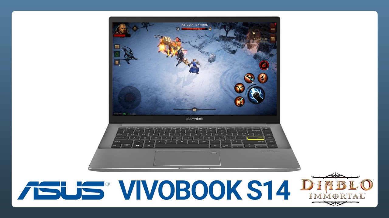 Diablo Immortal on a Budget Laptop? Asus Vivobook S14 (AMD Ryzen 7) Gameplay & Test