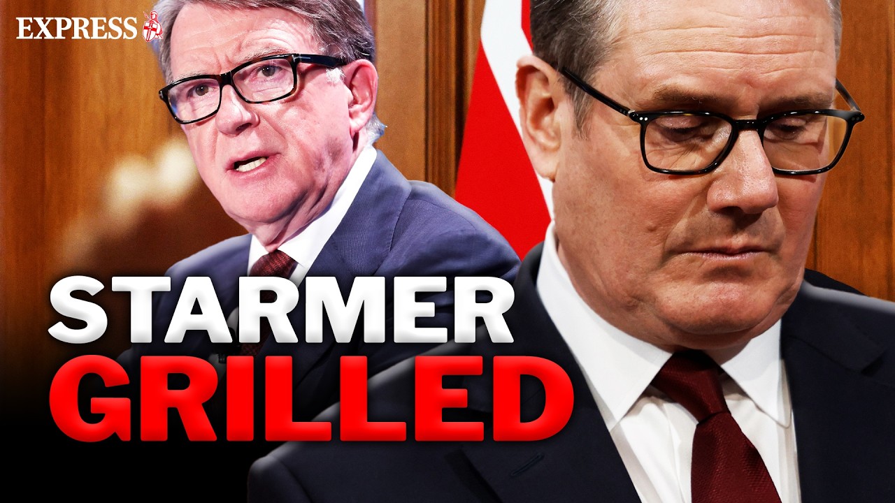 Starmer struggles to keep cool under INTENSE questioning about the Mandelson files