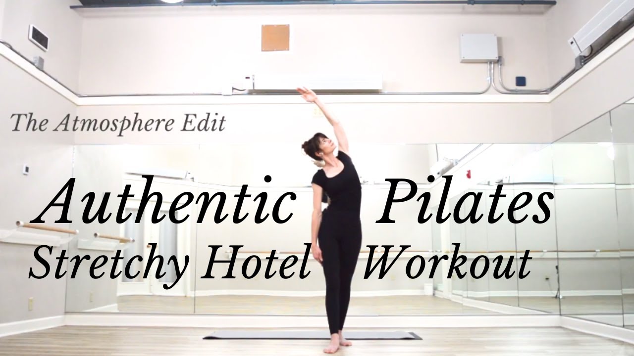 Stretchy Hotel Workout | Authentic Pilates Standing Workout for Travelers (13 minutes)