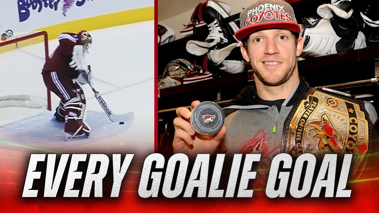 ALL of the GOALIE GOALS in NHL History 🥅🏒🚨