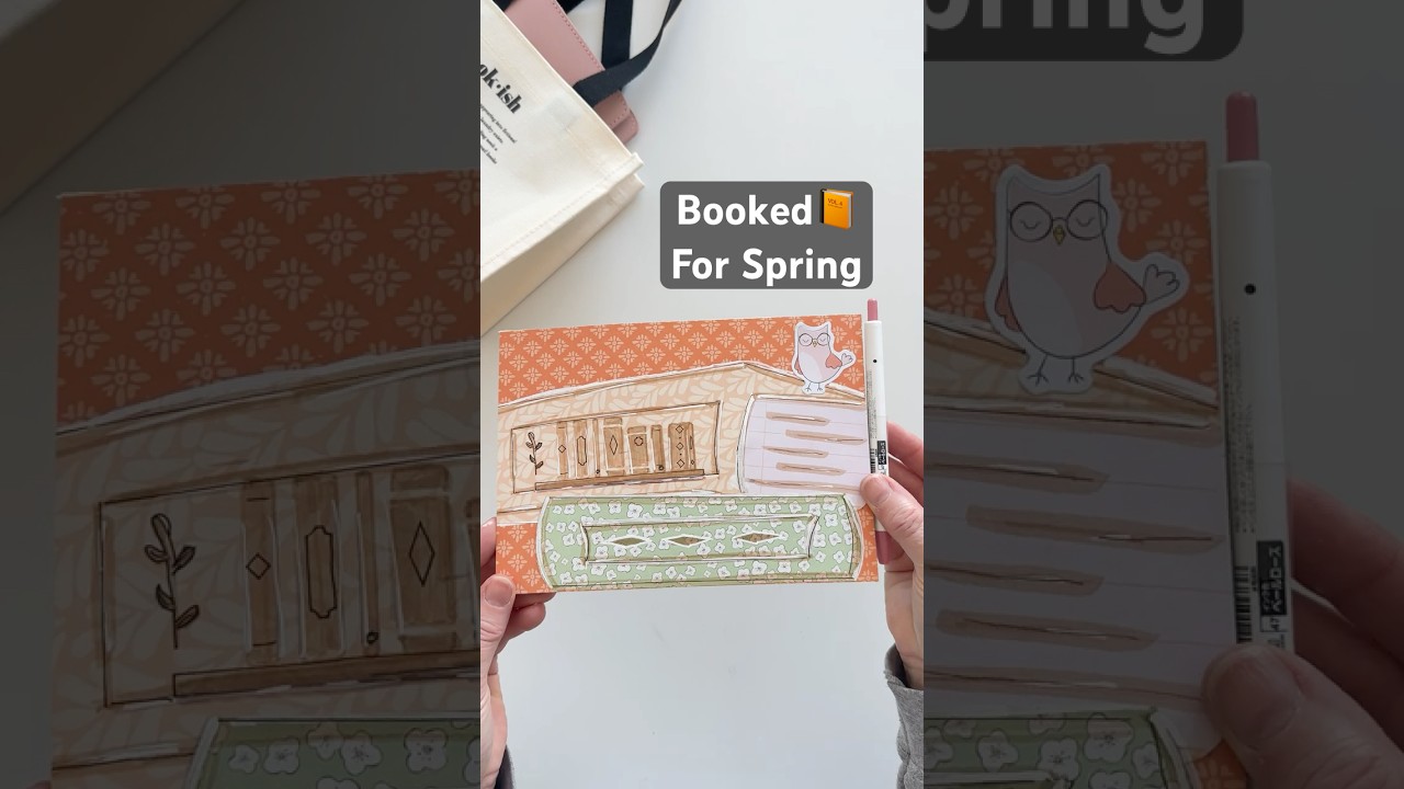 Book & Shelf Sticker Folio | Booked for Spring