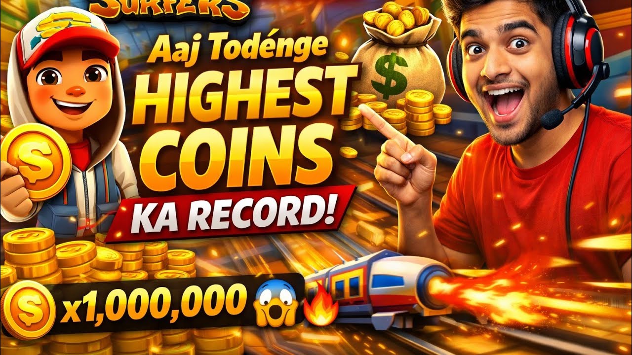 💥 Subway Surfers Live | Record Breaking Run | New High Score!