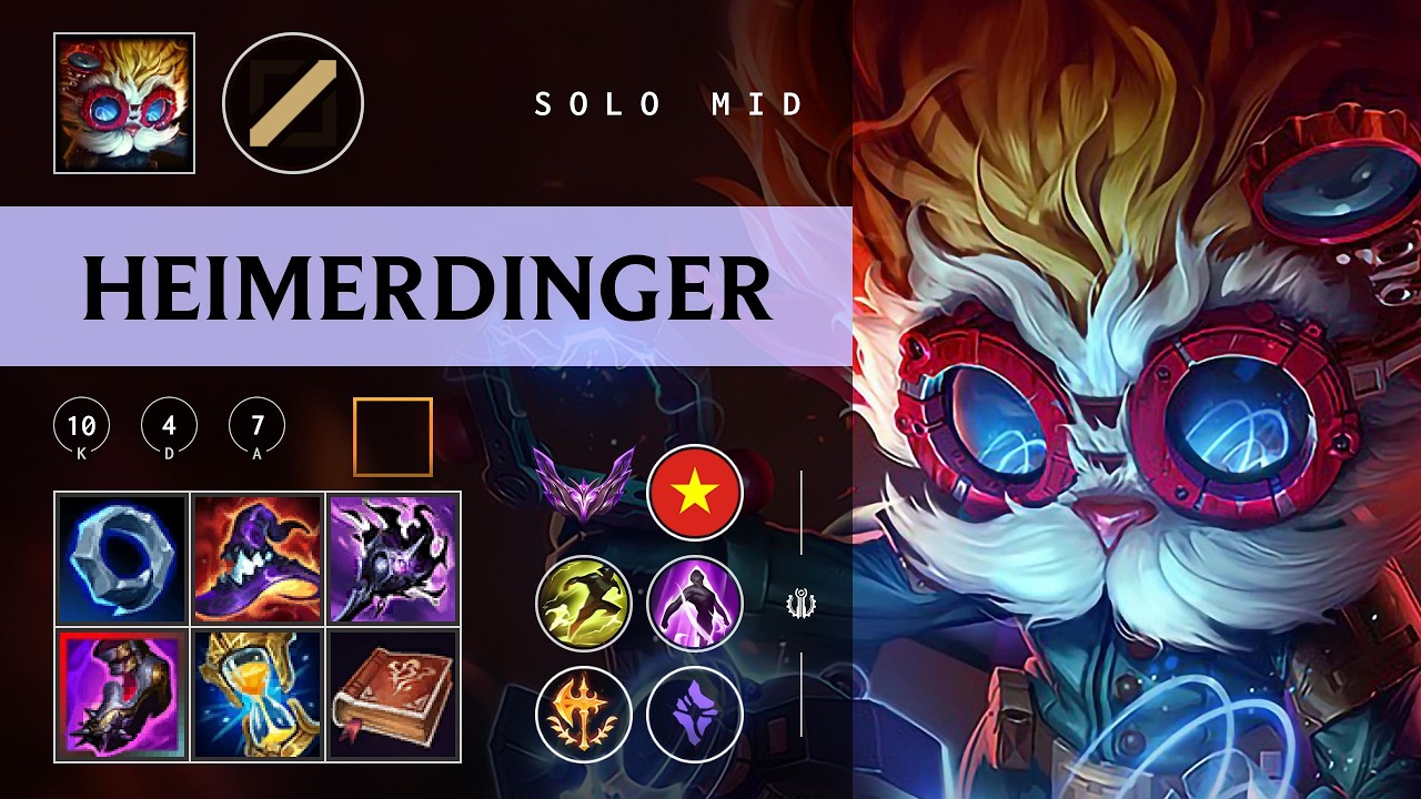 Heimerdinger Mid vs Aurelion Sol - VN Master Patch 26.03