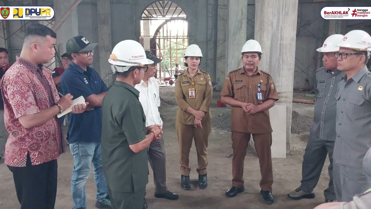 PUPR Kalteng & DPRD tinjau Gereja Maranatha. Pastikan kualitas & target pembangunan tercapai.