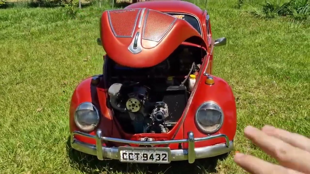 minha VW Fusca 65 feito com mecânica inteira AP 1.8 mi na frente