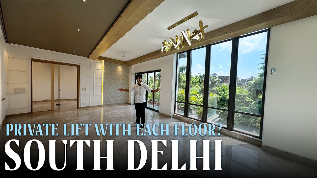 Ultra Luxury 4 BHK in South Delhi | 3-Side Corner | Private Lift Access