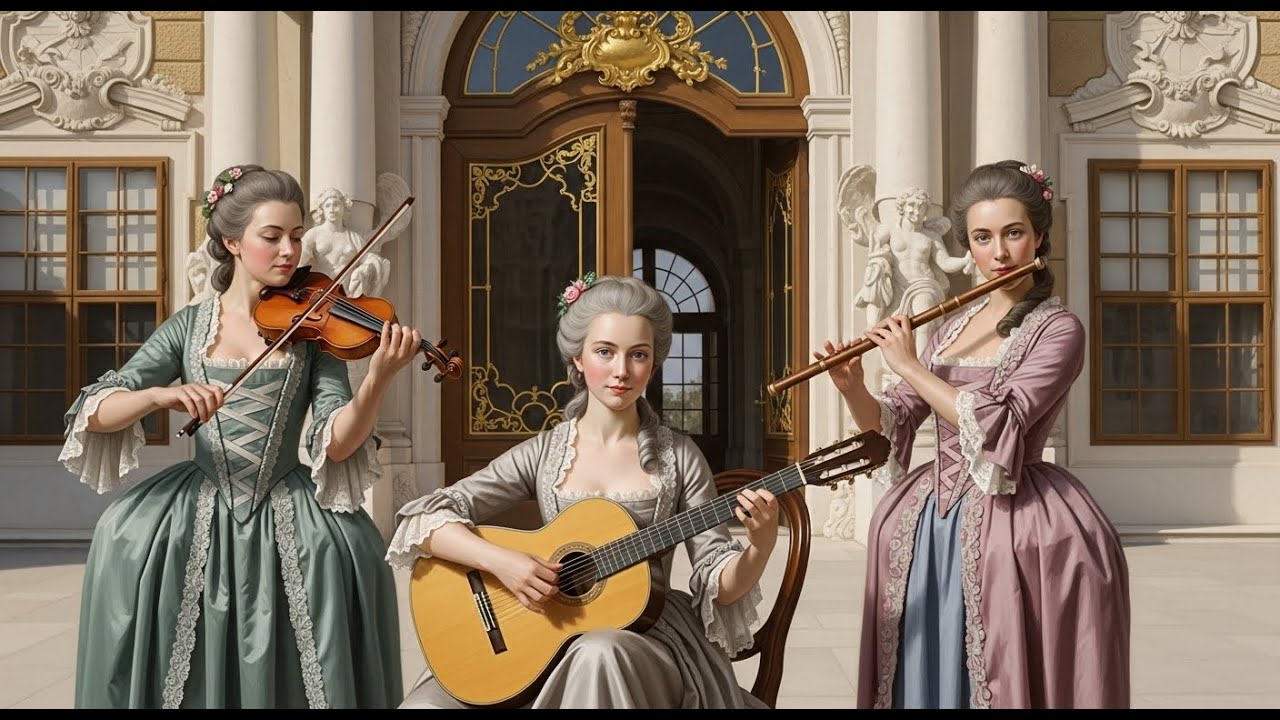 Echoes Before Mozart: Epic Classical Flamenco Instrumental || guitar, violin & Flute