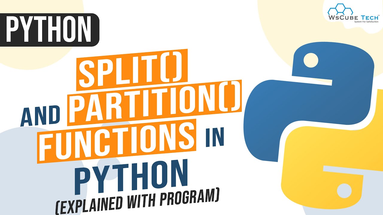 split() & partition() Functions in Python | Python split Function & Python partition Function