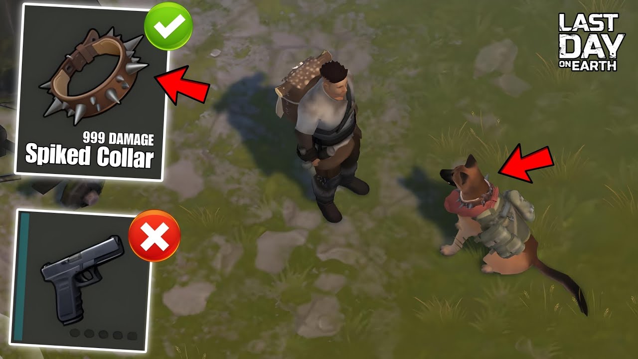 FORGET GUNS! GET THIS SPIKED COLLAR TO MAKE YOUR DOG OP!! - Last Day on Earth: Survival