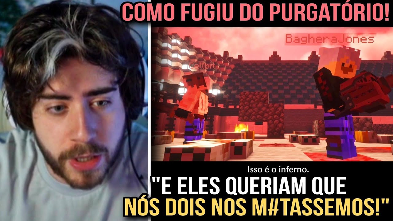 CELLBIT CONTANDO PRO PHIL COMO FUGIU DA ILHA DO PURGATÓRIO| QSMP