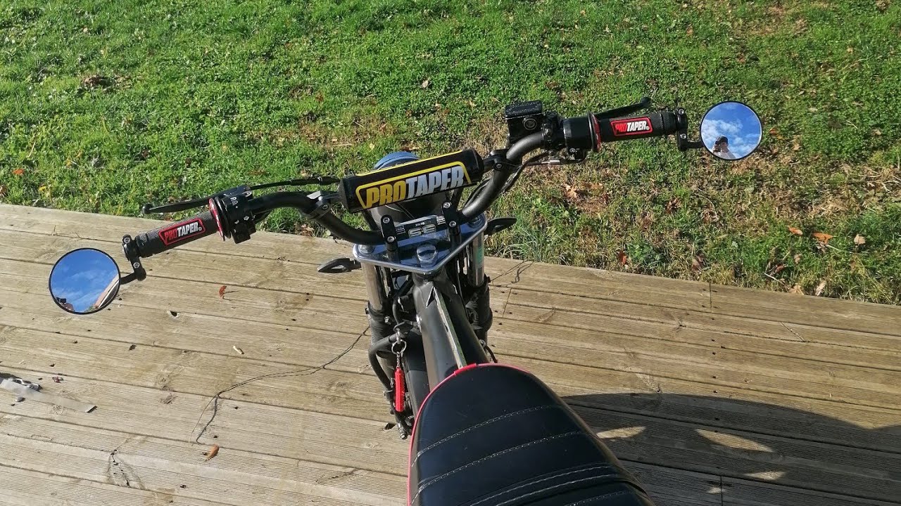 MONTAGE DU GUIDON PRO-TAPER DAX 50cc