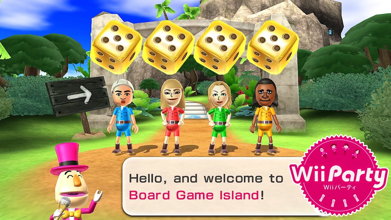 Wii Party Board Game Island gameplay | David Vs Gabi Vs Rachel Vs David | Expert com | Wii파티