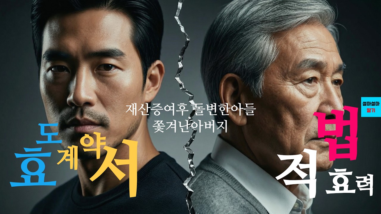 [가족갈등] 평생 모은 20억💰증여 후 돌변한 아들😔효도 계약서에 반드시 들어가야 할 3대 조항