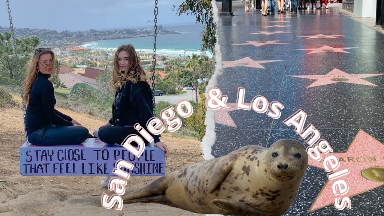 OBŁĄKANY GONIŁ NAS W HOLLYWOOD! 😱 | lwy morskie w San Diego, jesteśmy w Los Angeles