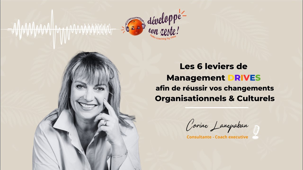 Les 6 leviers Management Drives afin de réussir vos changements Organisationnels & Culturels