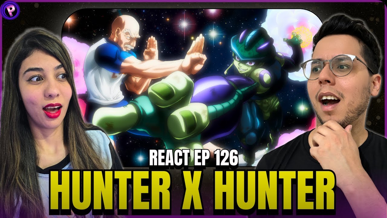 FIM! MERUEM VS NETERO! REACT HUNTER X HUNTER EP 126 DUBLADO